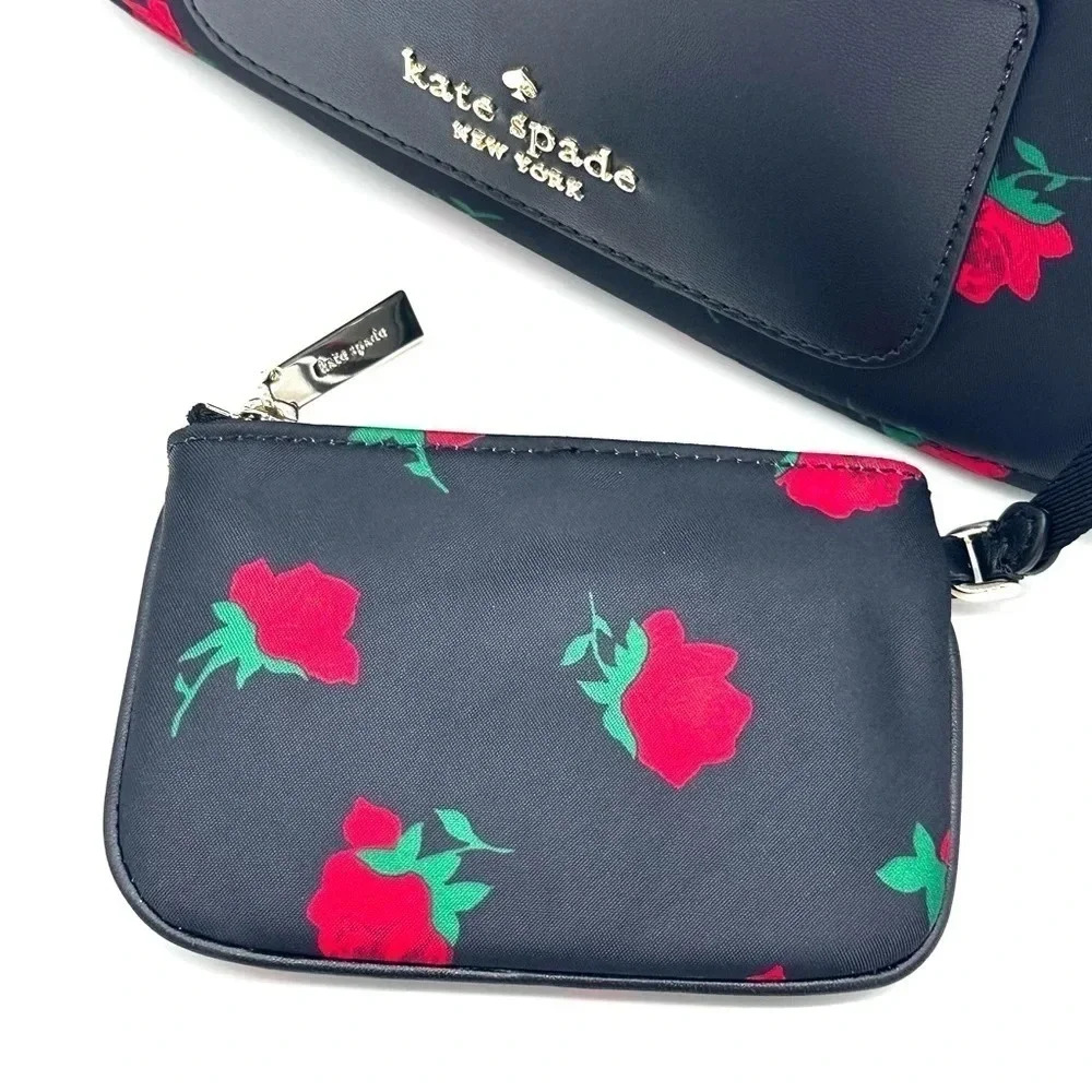 Kate Spade ChelseaRoss Toss Print Crossbody Bag & Coin Purse (NWT) - Picture 8 of 13